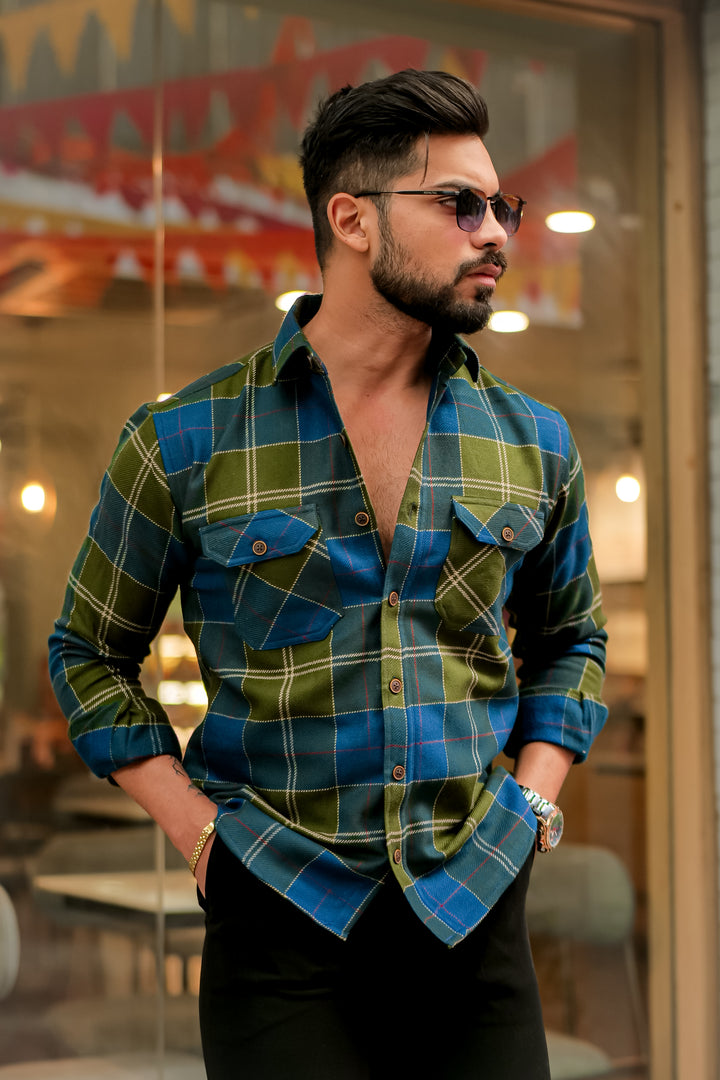 Premium Semi-Winter Checkered Shirt