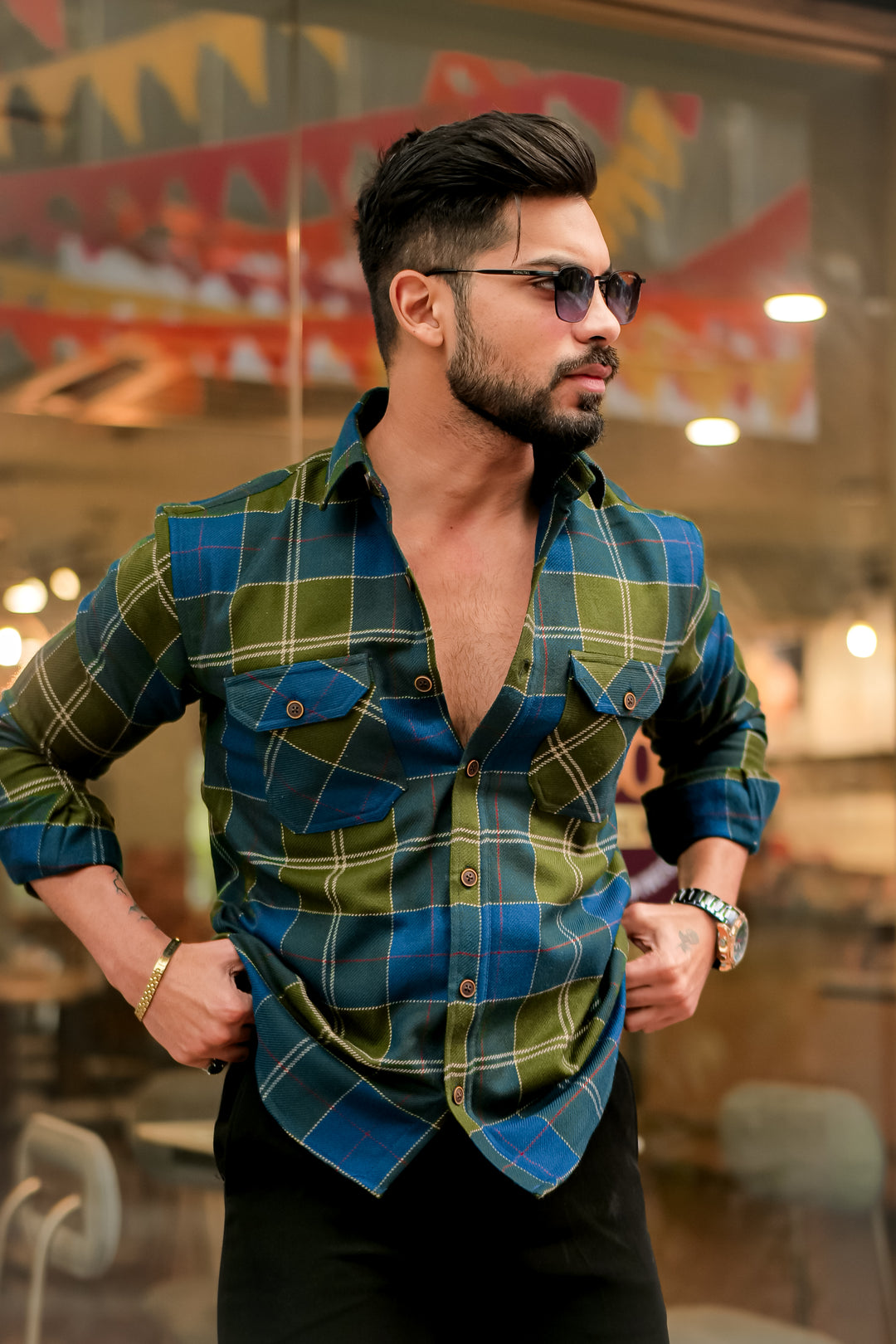 Premium Semi-Winter Checkered Shirt