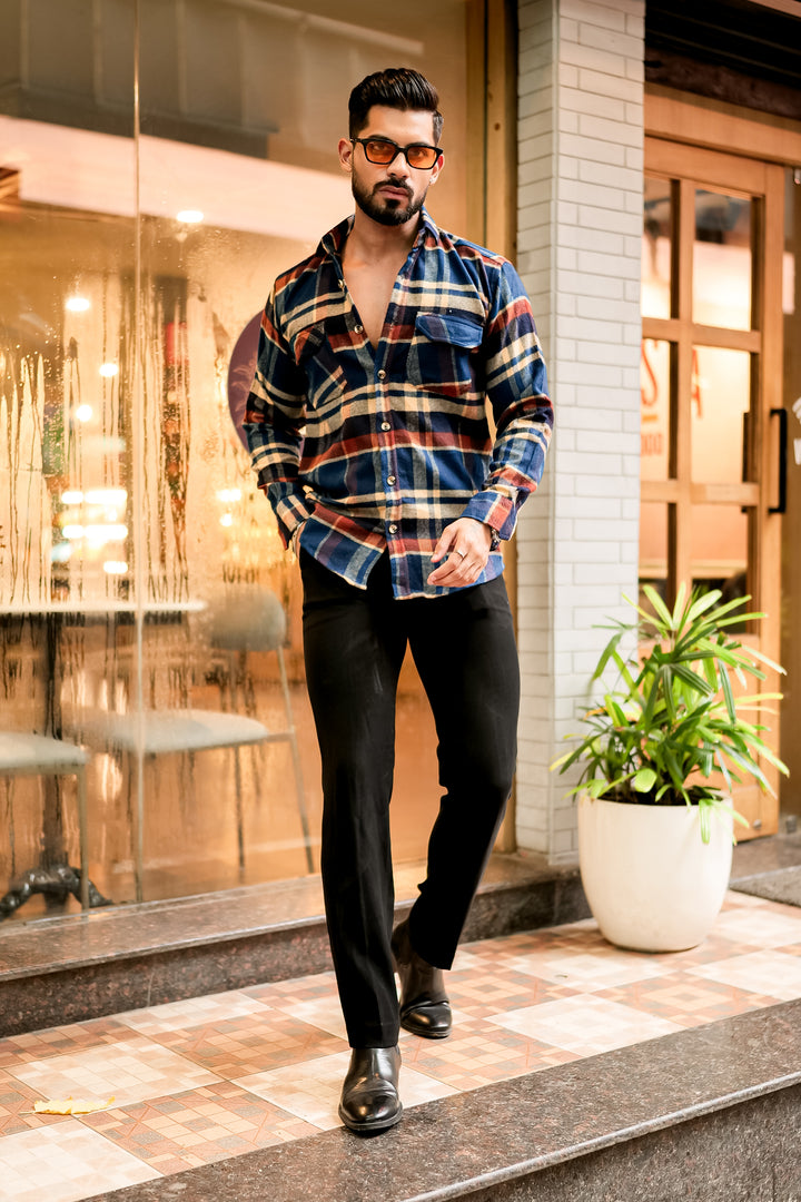 Premium Semi-Winter Checkered Shirt