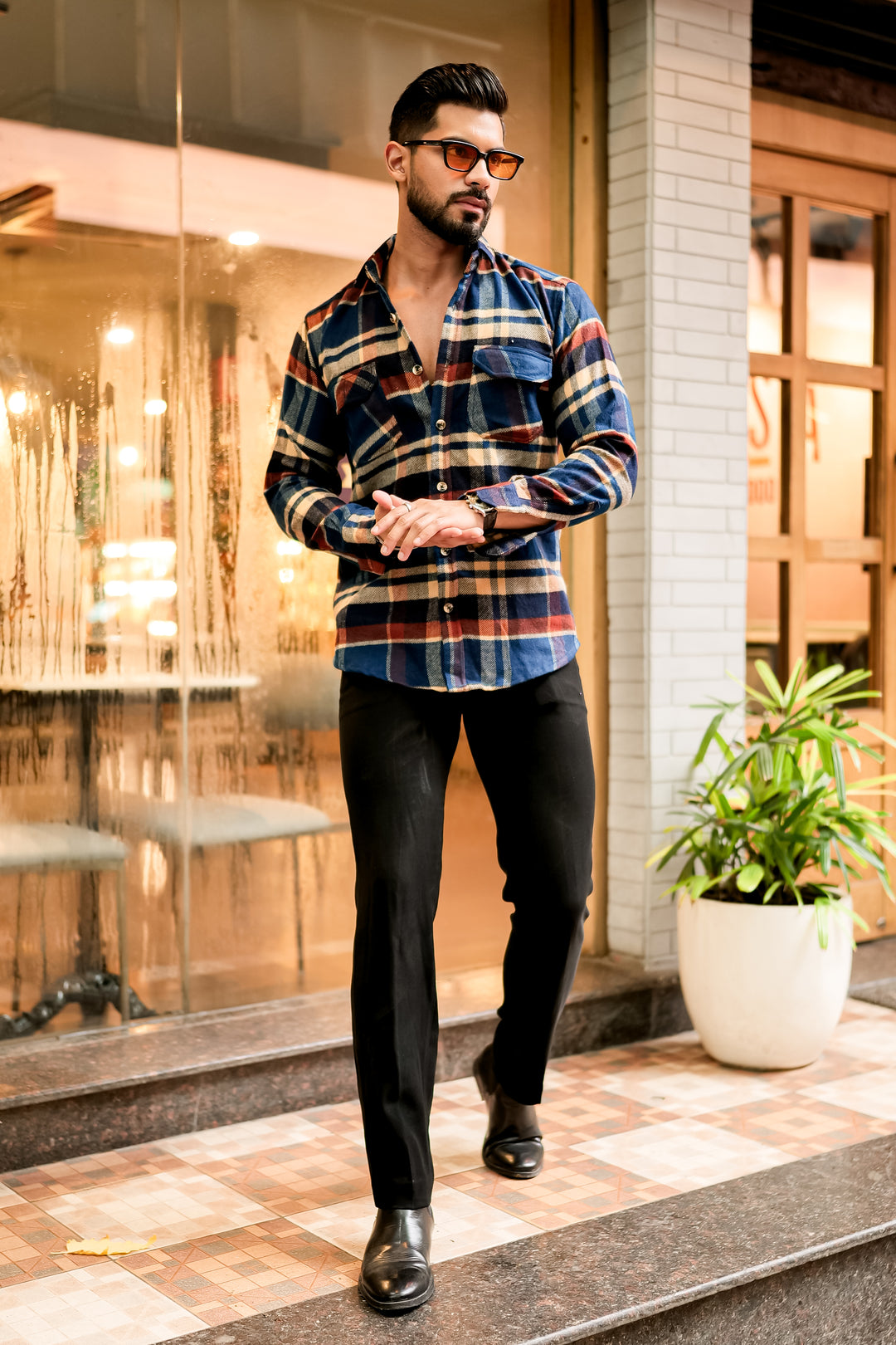 Premium Semi-Winter Checkered Shirt