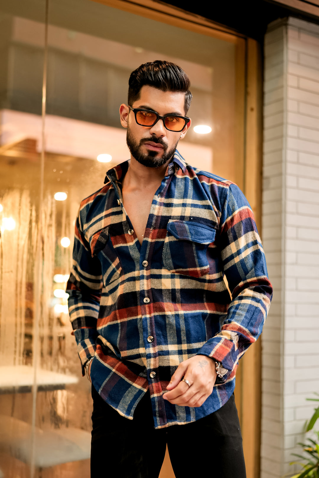 Premium Semi-Winter Checkered Shirt