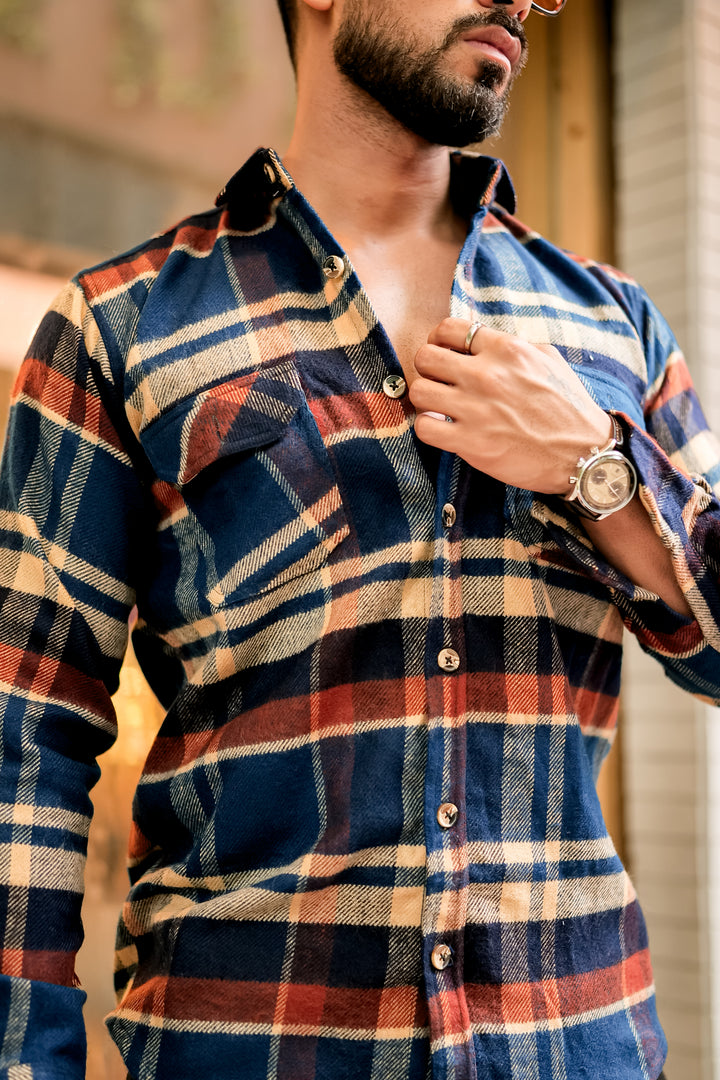 Premium Semi-Winter Checkered Shirt