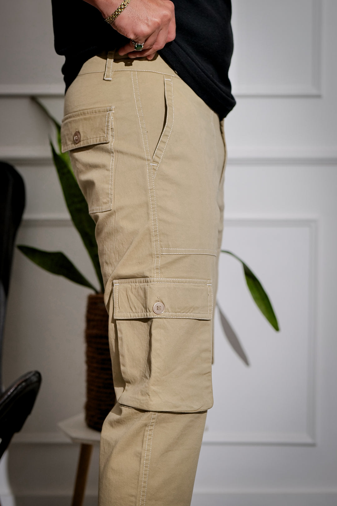 Men's Fawn Premium Cargo Joggers