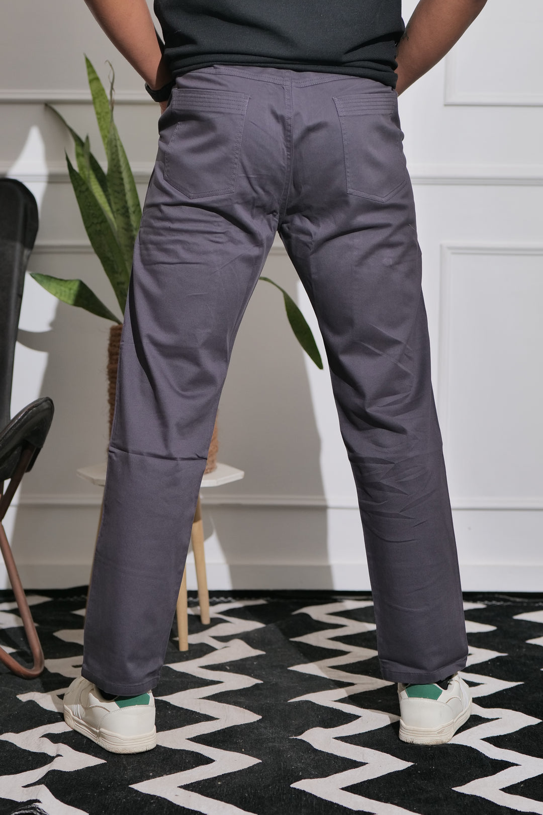 Men's Grey Premium Cargo Joggers