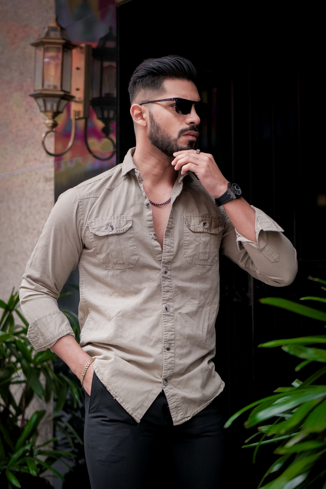 Light Brown double shade Shirt – Trrendo